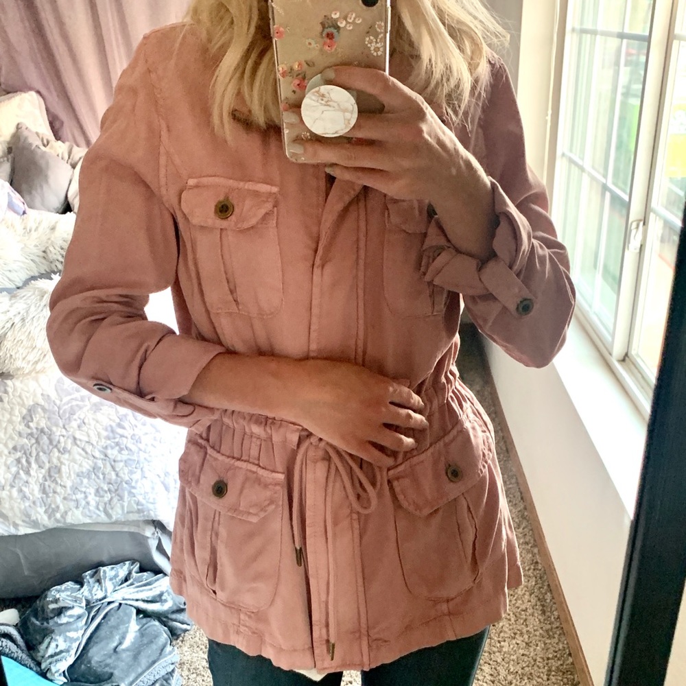 Pink Utility Jacket - Picture 3 of 6